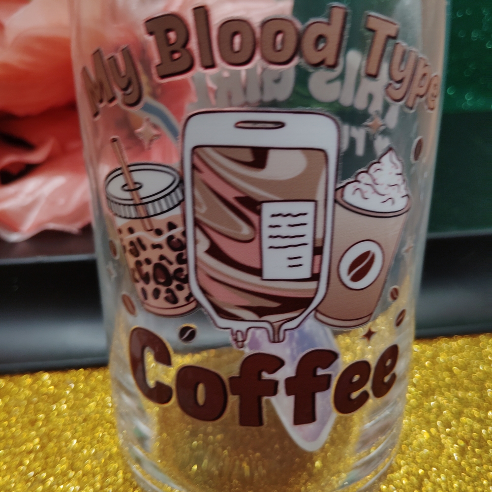 Coffee Lover's Glass Mug